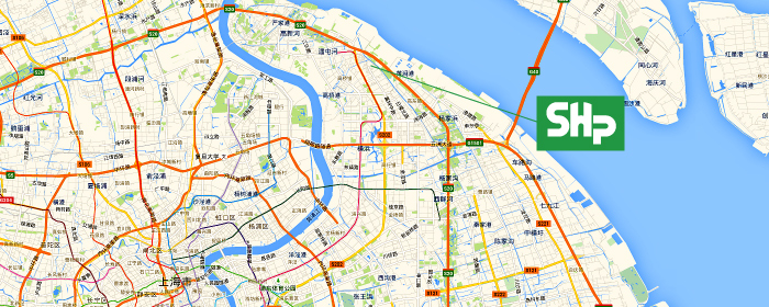 上海のマップ